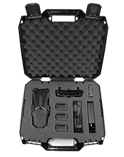 dronesafe rugged mini drone carry case organizer  customizable foam protect dji mavic pro