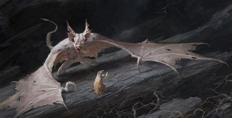 bat  xin xia creature concept art bat art dungeons  dragons art