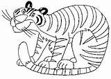 Tigre Colorat Tigres Tigru Tigri Planse Disegno Kolorowanki Tygrys Coloriages Druku Animali Poco Desene Gifgratis Kleurplaatjes Gratuita Fisa Printat Fise sketch template