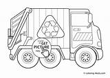 Camion Poubelle Truck Vuilniswagen Spazzatura Kleurplaten Designkids Rubbish Lixo Caminhão Camijou Colorier 4kids Toddlers Downloaden Uitprinten sketch template