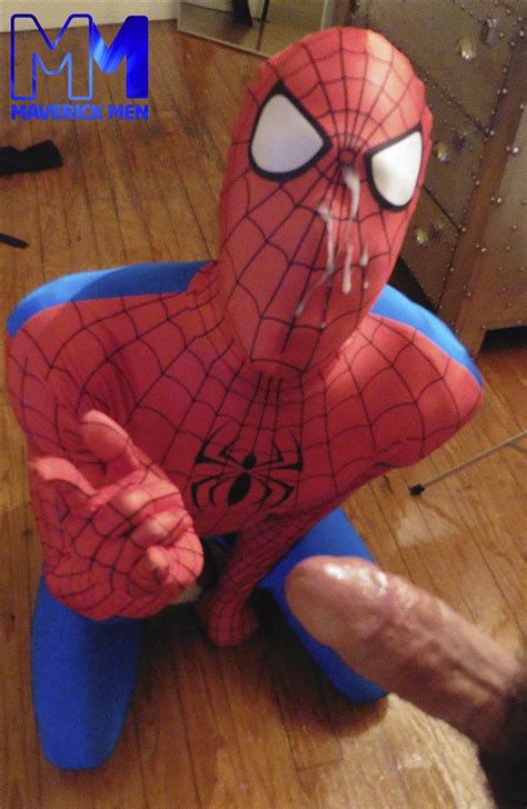 happy halloween… did you know that spiderman has a big black dick huge dick blow job
