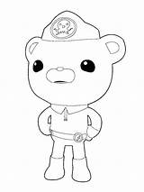 Coloring Pages Octonauts Octopod Getdrawings sketch template