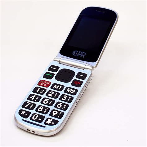 cpr cs flip cell phone  seniors petagadget