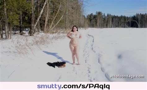 natasha tied up in the snow all bdsm