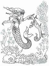 Mythical Coloring Pages Creatures Pokemon Legendary Magical Mystical Gremlins Seahorse Creature Adults Getcolorings Color Printable Print Top sketch template