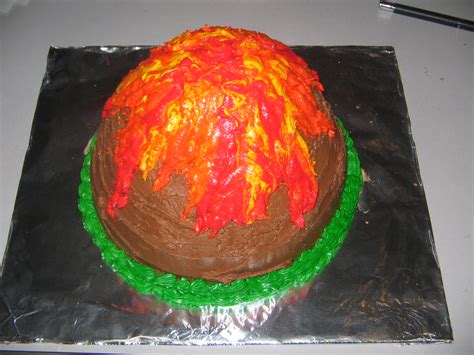 volcano cake  attempt   wilton doll cake   mo flickr