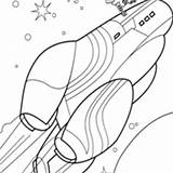 Espacial Foguete Nave sketch template