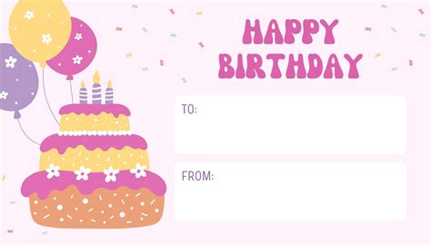 birthday gift tag template