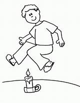Coloring People Pages Person Outline Jump Blank Printable Jumping Body Human Clipart Drawing Over Clip Candle Child Kids Sheet Sheets sketch template