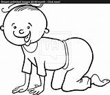 Crawl Crawling Baby Clipart Drawing Coloring Fours Clip Boy Getdrawings 20clipart Cliparts Book Clipground sketch template