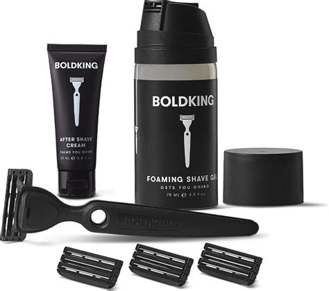 boldking  set scheer set foaming scheer gel scheermes  scheermesjes bolcom