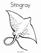 Stingray Arraia Manta Ocean Sting Loudlyeccentric Twisty Noodle Tudodesenhos Colour Shark sketch template