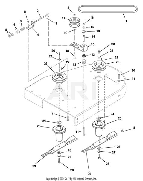 Gravely 991089 050000 Compact Pro 44 Parts Diagram