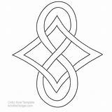 Celtic Knot Drawing Knots Trinity Designs Templates Symbols Step Patterns Drawings Easy Template Tattoo Pattern Tattoos Quilt Embroidery Glass Paintingvalley sketch template