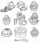 Bakery Coloring Pages Lovely раскраски Print Color из Sweets все категории sketch template