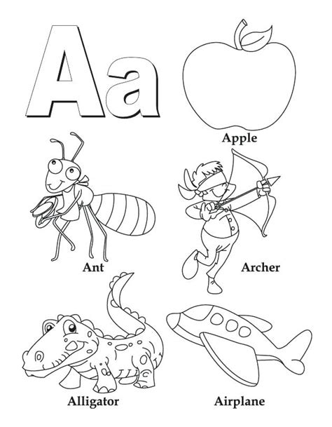 letter aa coloring pages  getdrawings