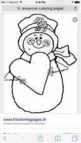 Coloring Pages Snowman Sunday School sketch template