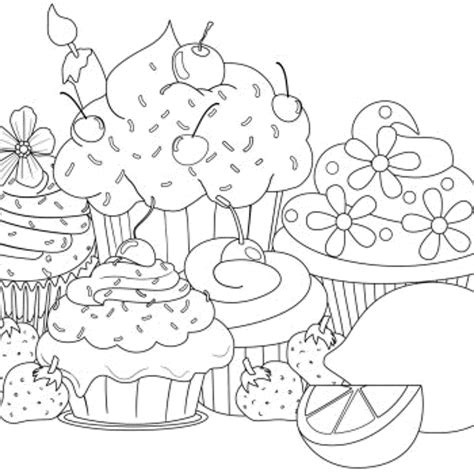 coloring pages  print food cute kawaii food coloring pages