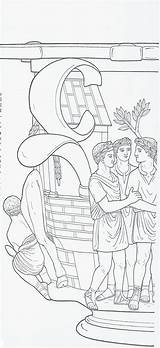 Colorare Romani Romano Antica Rome Antichi Impero Giochiecolori Maestro Fabio sketch template