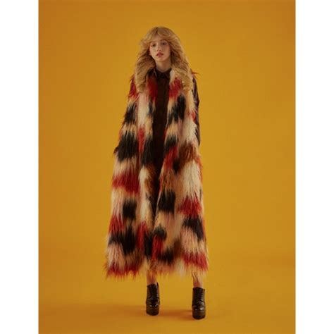 faux fur lapel coat women from fashion crossover london uk