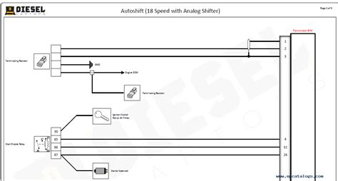 eaton autoshift  speed  analog shifter diagram