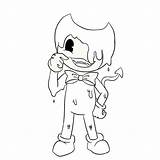 Bendy Animation sketch template