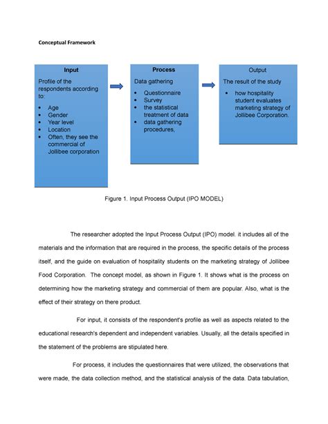 conceptual framework strategic management bshm practicum studocu
