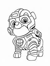 Pups Mycoloring Paw Patrol sketch template