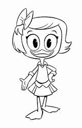 Ducktales Coloring Pages Getcolorings Color sketch template