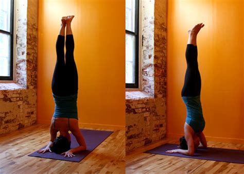 Strike A Yoga Pose Forearm Headstand Popsugar Fitness