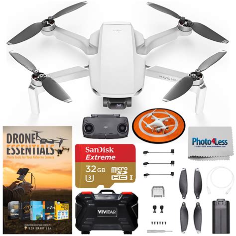 dji mavic mini  drone quadcopter landing pad software gb sd card bundle walmartcom