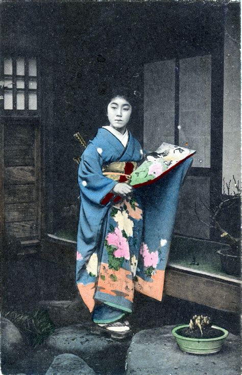 Kimono Fashion C 1910 Old Tokyoold Tokyo