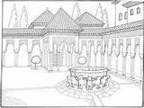 Alhambra sketch template
