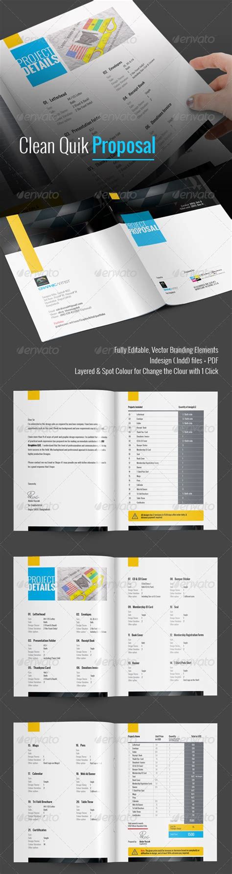 social media proposal  templates  win clients collection