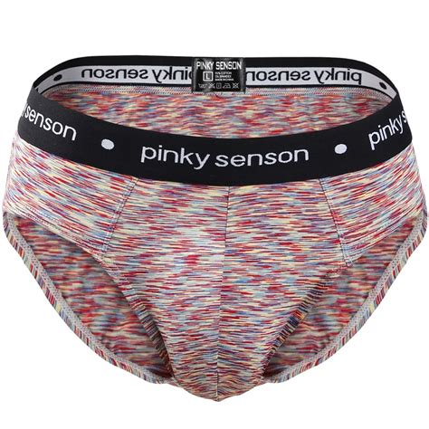 pinky senson brand cotton  waist striped sexy fashion mens underwear briefs ps  briefs