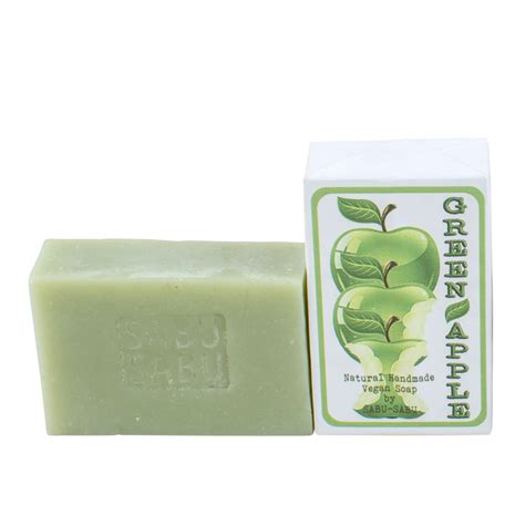 green apple soap bar sabu sabu natural lifestyle