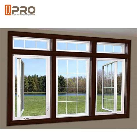 dual glass aluminium casement windows horizontal opening pattern casement sliding window
