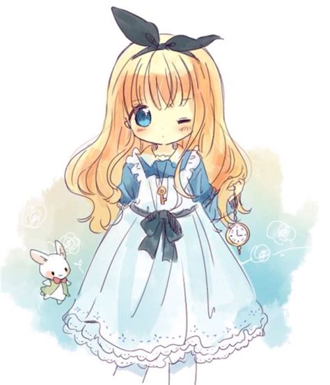 anime manga alice  wonderland white rabbit alice anime anime