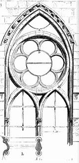 Kirchenfenster Gotik Baustil Kathedrale Gotische Malvorlage Reims Kirchen Architektur Modelle Buchkunst Stained sketch template