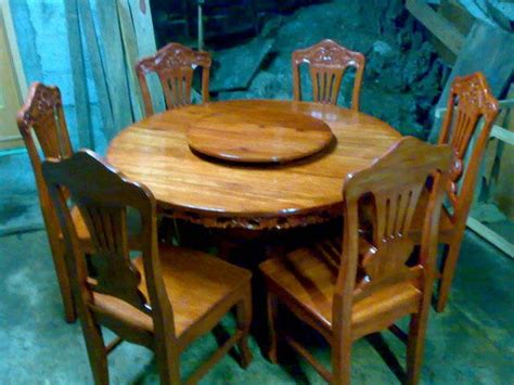wood furniture  seater narra dining set  sale