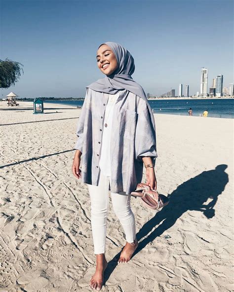 pin  lamjatalal  hijab fashion pakaian pantai model pakaian