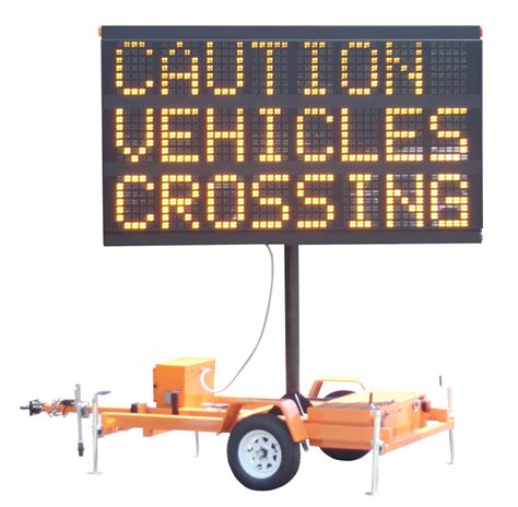 product american signal portable changeable message sign pcms