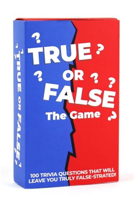 buy true  false trivia cards card games sanity