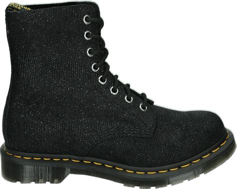 bolcom dr martens  glitter ray veterboots zwart maat