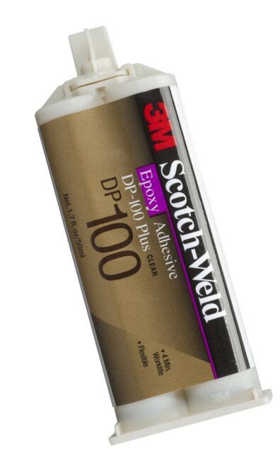 3m Scotch Weld Epoxy Adhesive Dp100 Plus Clear 1 69 Oz Pack Of 1 Ebay