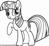 Pony Coloring Pages Rainbow Printable Little Getcolorings Color sketch template
