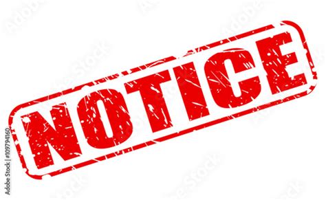 notice red stamp text stock vector adobe stock