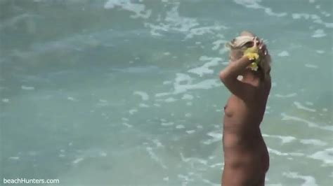 Naked Blonde On The Beach Eporner