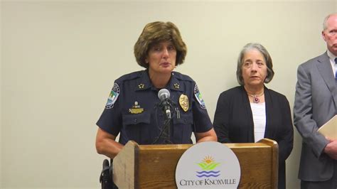 Knoxville Mayor Madeline Rogero And Police Chief Eve Thomas Address Kpd