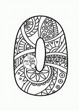 Coloring Pages Number Numbers Printable Pattern Book Mandala Kids Colouring Alphabet Wuppsy Printables Zentangle Sheets Counting Visit Books Letters Drawing sketch template